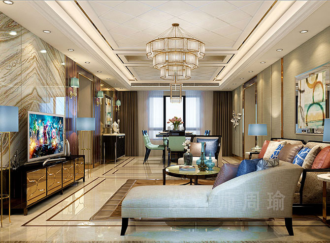 美女操屄的视频世纪江尚三室两厅168平装修设计效果欣赏